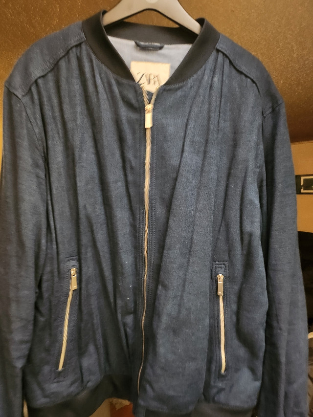 FREE DELIVERY!! Zara bomber men's jacket size XXL $40 in Men's in Calgary