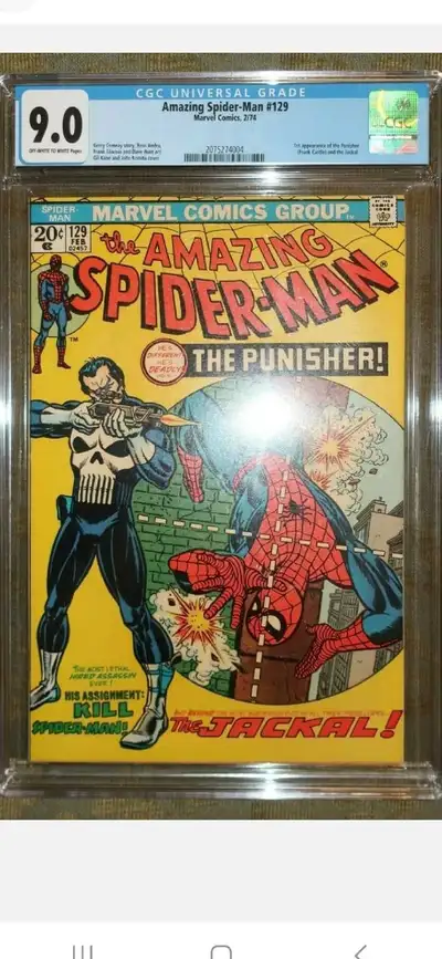 Amazing Spiderman #129 CGC 9.0, View more