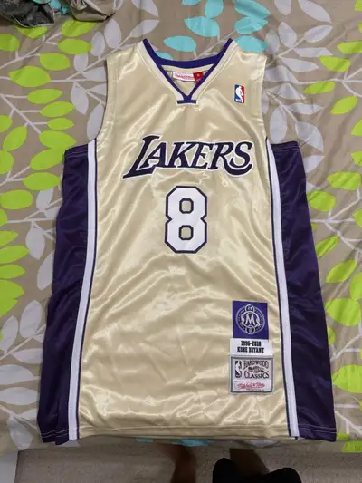Excellent condition Only worn once Jersey is small size Hall of fame edition Only worn once #24 avai...