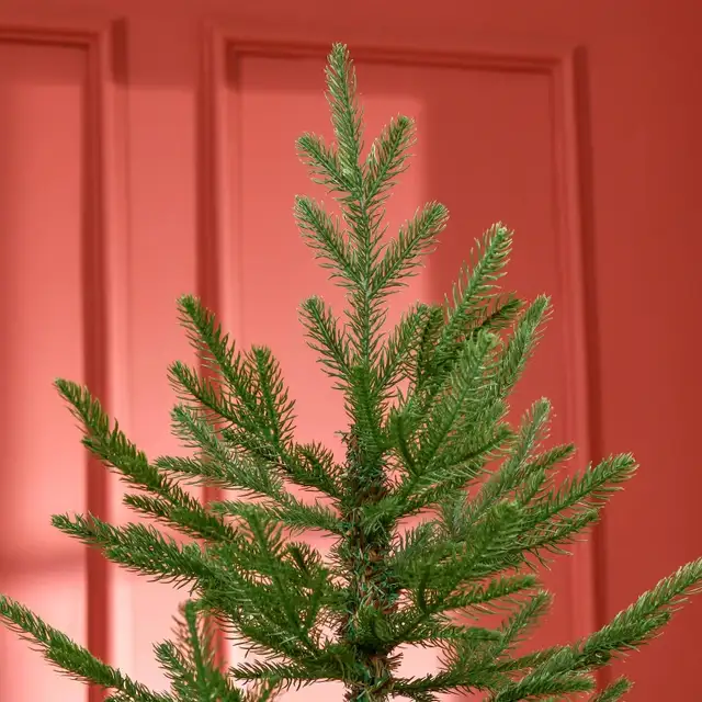 6ft Artificial Christmas Tree with Metal Base, 795 molded and la in Home Décor & Accents in Markham / York Region - Image 9