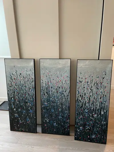 Set of 3 Paintings from Bali, View more