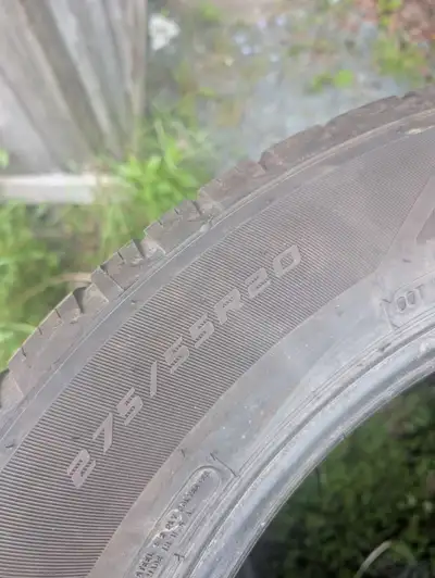 3 tires. Have one year of tread left (according to mechanic). 275/55R20