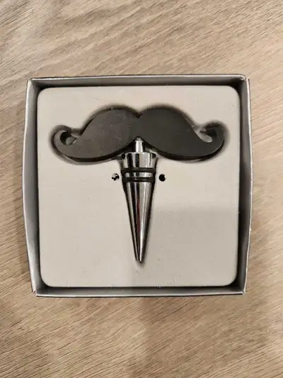 Mustache Wine Stopper!!, View more