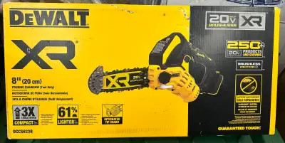 Dewalt 20v Max XR 8 Inch Pruning Chainsaw, View more