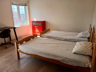 Fully renovated house freshly painted with New laminate floors. Has 5 Rooms on a shared rental Accom...