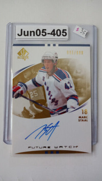 2007-08 SP Authentic Future Watch #231 Marc Staal RC AUTO /999 -