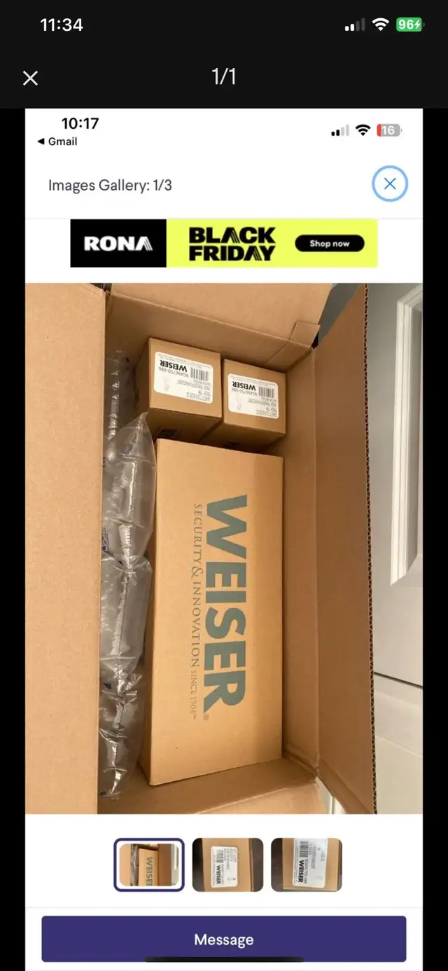 Weiser Locksets AUGUSTA BNIB