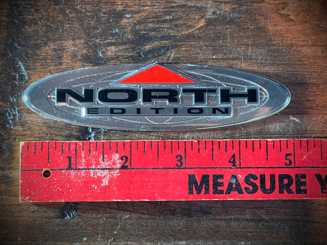 NORTH EDITION EMBLEM / NAMEPLATE / DECAL With Double Sided Tape in Auto Body Parts in Kitchener / Waterloo - Image 3