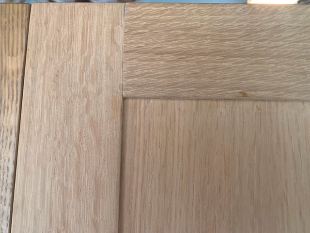 Unfinished Quarter sawn White Oak Cabinet in Cabinets & Countertops in Winnipeg - Image 2
