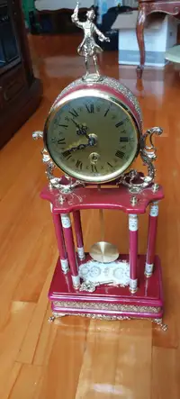 Vintage ceramic clock ALFA horloge ceramique
