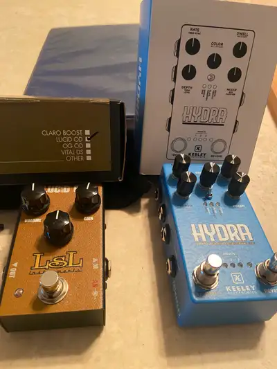 Keeley Hydra Tremolo-Reverb - LsL Lucid OD Overdrive, View more