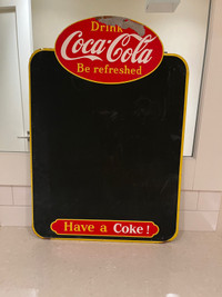 50’s Coca Cola menu sign