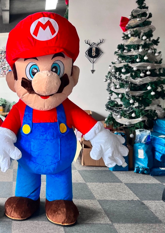 Mascot costume Mario bros fête d’enfant dans Jouets et jeux  à Ville de Montréal