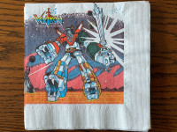 Voltron Napkins 1985 (5x, loose)