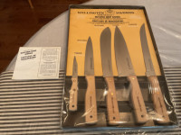 NEW 5Pc NORTHCRAFT - Wellington Swords -Butcher Shop Knives kitc