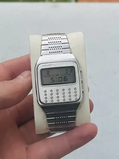 Rare Montre Seiko Calculatrice année 1977, View more