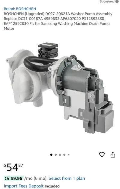 BOSCHCHEN Washer Pump, View more