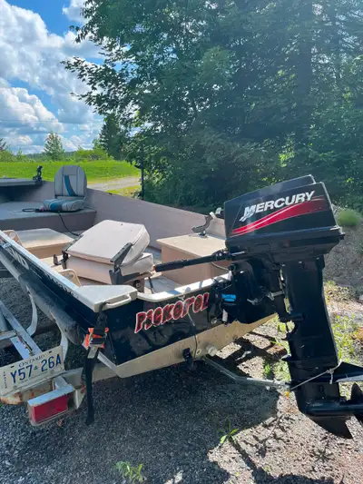 Power tilt and trim. Fish Finder. New bearings. Recently tuned up. Ready to put in the water. $8000...