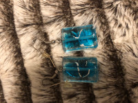 Brand new earrings blue 