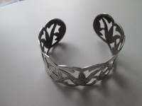 Egyptian Silver Cuff/ Bangle Bracelet