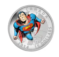Fine Silver Coin - Iconic Superman Mintage: 10,000 (2014)