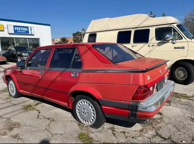 Alfa Romeo available for restoration. Car has been sitting for a few years so tune up and some body...