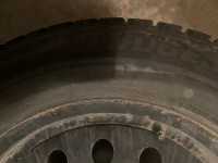 2018year Bridgestone winter tire and rims almost new