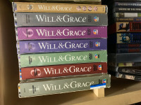 WILL & GRACE - SEASONS 1, 3, 4, 5, 6, 7, 8 DVD SETS