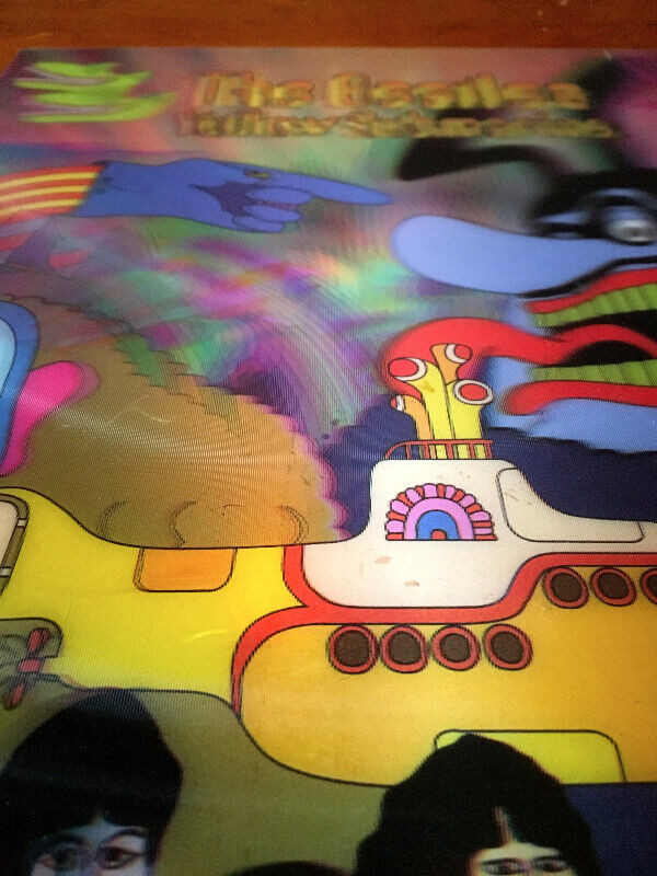 VTG 17”x 11" 3D Lenticular - The Beatles Yellow Submarine in Arts & Collectibles in Mississauga / Peel Region - Image 4