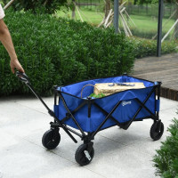Folding Wagon Cart Collapsible Camping Trolley