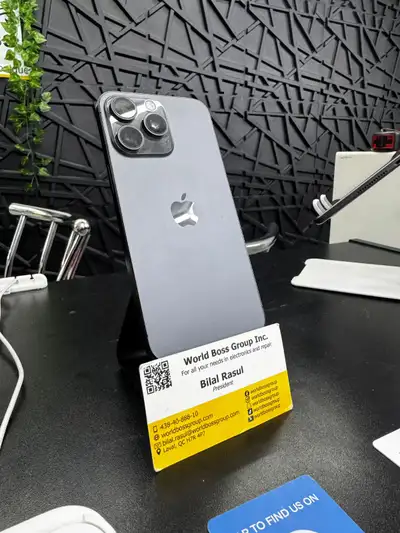iPhone 15 Pro Max - 256GB - Black Titanium, View more