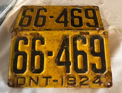 vintage license plates, View more