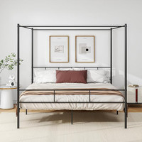 KING SIZED CANOPY BED FRAME NEW IN BOX