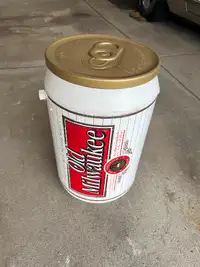 Old Milwaukee can cooler