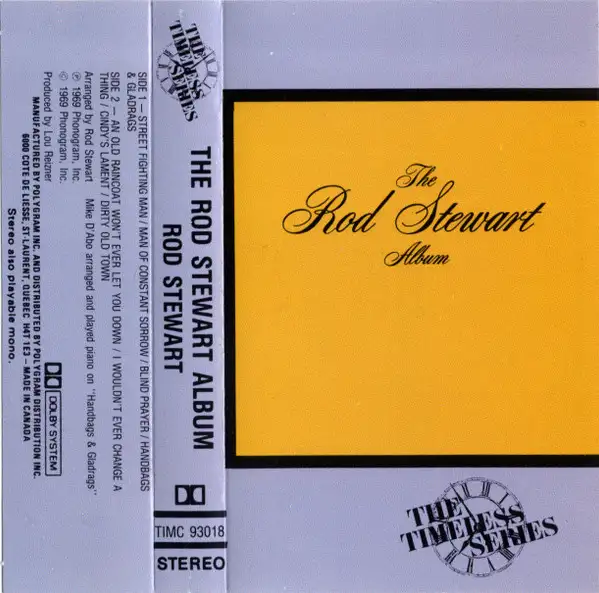 Rod Stewart -- The Rod Stewart Album ** CASSETTE AUDIO/TAPE63295983562499120