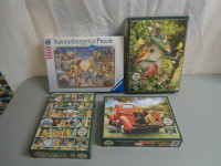 Cobble Hill And Ravensburger Puzzles