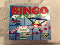 Math: EDUCATIONAL GAME: MULTIPLICATION  BINGO