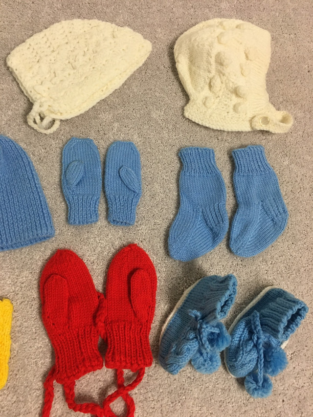 Homemade children’s hats, mitts, boots, and scarfs  in Other in Oshawa / Durham Region - Image 2