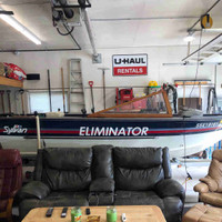 89 Sylvan Aluminum Fishing Boat with 60 hp Mercury w/9.9 kicker