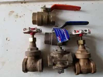 Assorted 1-in valves, View more