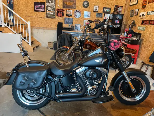 2011 Harley davidson fatboy low in Street, Cruisers & Choppers in Regina - Image 3