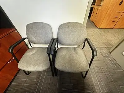 Grey chairs, View more