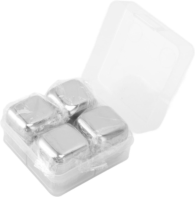 Whiskey Stones 4 Pack,Reusable Ice Cubes, High Cooling Technolo in Other in City of Toronto