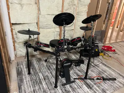 Alesis Crimson 2. Complete with throne, double kick and extra symbol. Gently used. I’m moving and ca...
