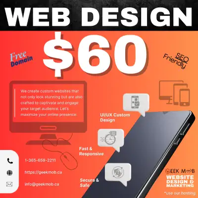$60. 365-659-2211. I am offering exclusive website design and layout for your use only, simple yet p...