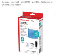 Honey well Humidifier Wicking Filter.  Size A 
