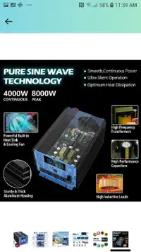 400 watt pure sine wave inverter 