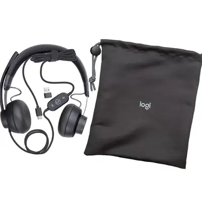 Logitech Zone Wired Noise Cancelling Headset, Microsoft Cer, View more