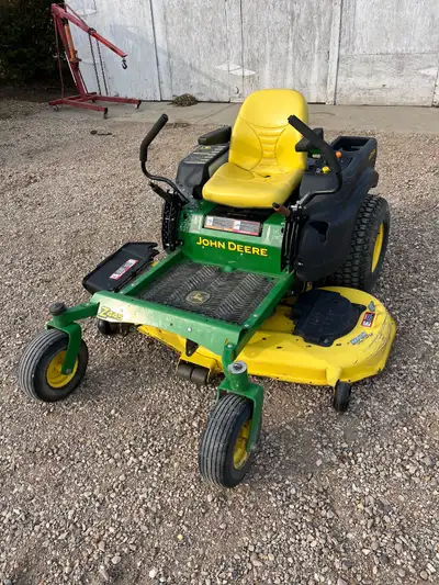 John Deere zero turn mower z445 with 54” deck, View more