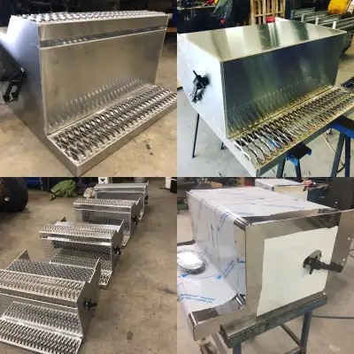 Different styles different prices Custom fabricated Peterbilt battery boxes or can be used as univer...